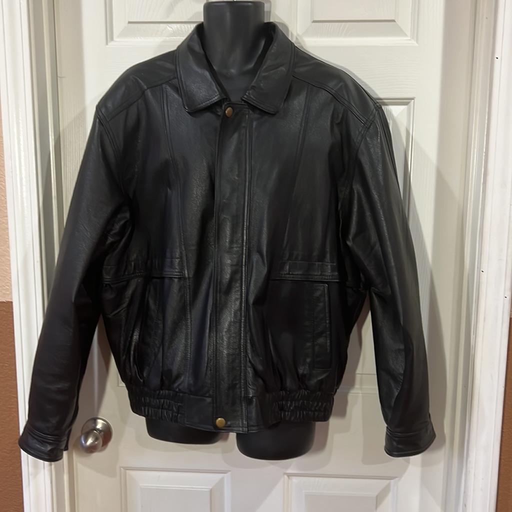 Cellini Men Xl Black Leather Jacket Cellini Men Xl Black Leather Jacket